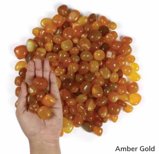 Pebbles AMBER GOLD