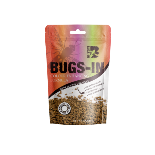 BUGS_IN Colour Enhancing Formula – Slow Sinking Granules Fish Food