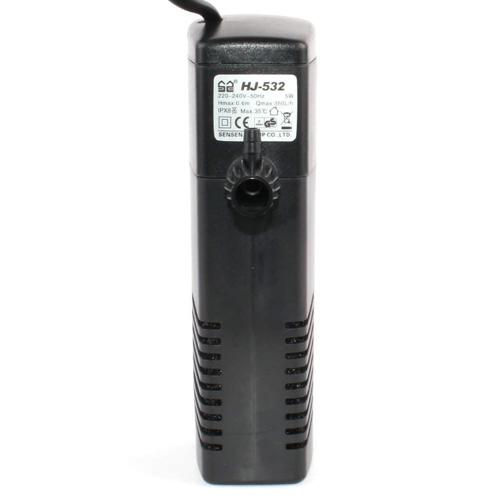 Aquarium Fish Tank Internal Filter (HJ-532 | 5W | 350L/H) - FreshWaterAquatica.com