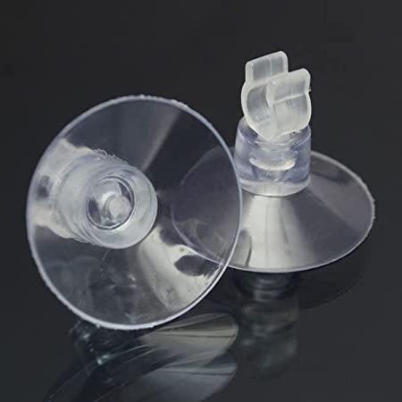 TransparentAirline Oxygen Tube Suction Cup Holder for Aquarium Fish Tank (Model B) (Pack of 10) - FreshWaterAquatica.com