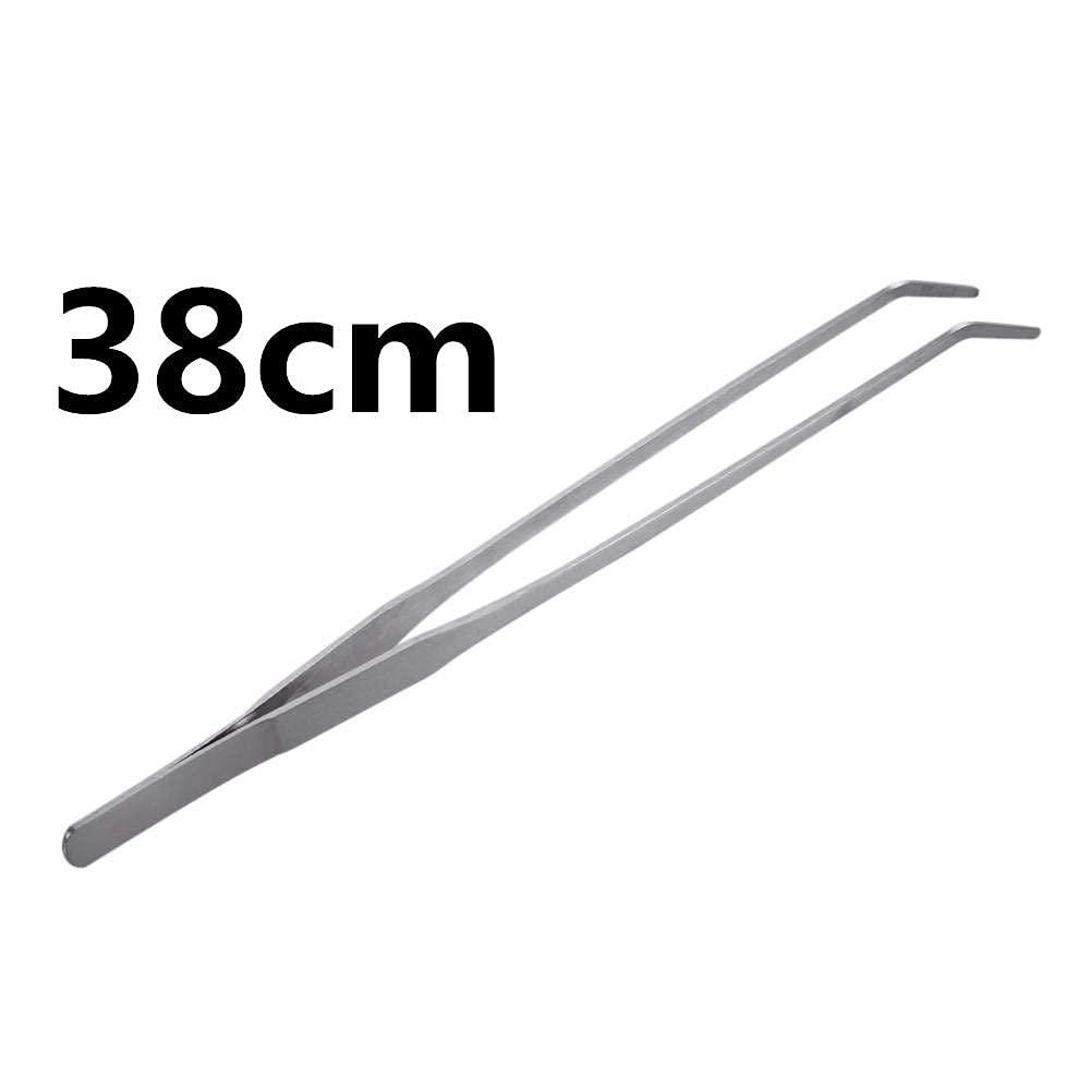 Newlly Aquarium Aquascaping Tools for Fish Tank Aquarium Live Plant (38cm, Curved Tweezers) - FreshWaterAquatica.com