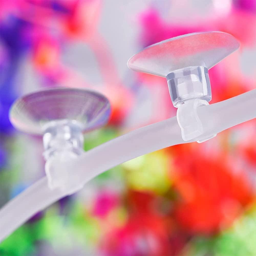 TransparentAirline Oxygen Tube Suction Cup Holder for Aquarium Fish Tank (Model B) (Pack of 10) - FreshWaterAquatica.com