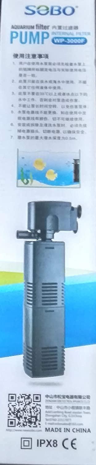 Sobo WP-3000F Filter,1 Piece - FreshWaterAquatica.com