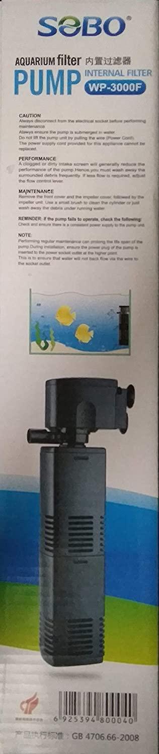 Sobo WP-3000F Filter,1 Piece - FreshWaterAquatica.com