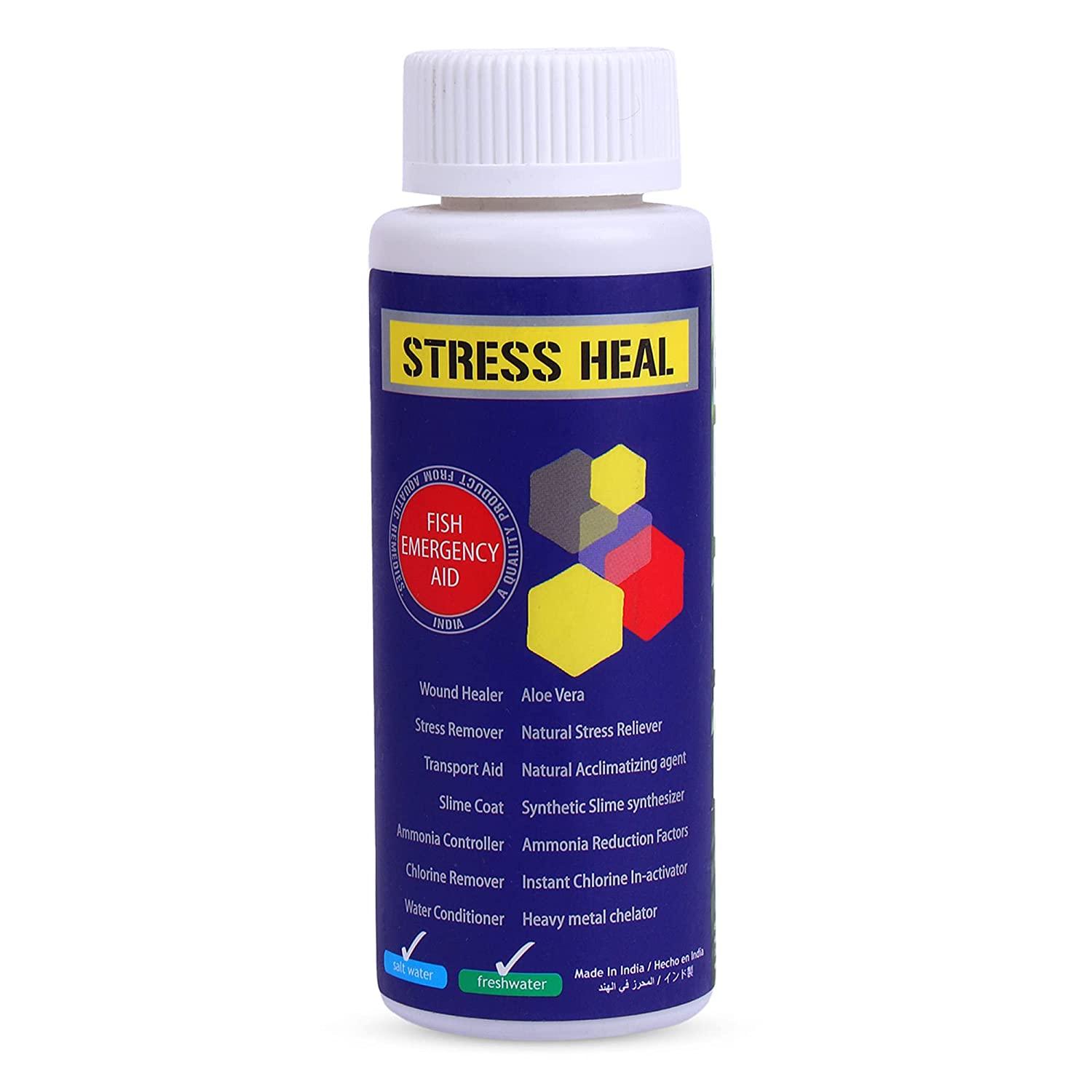 Stress Heal for Fresh and Marine Aquarium - FreshWaterAquatica.com