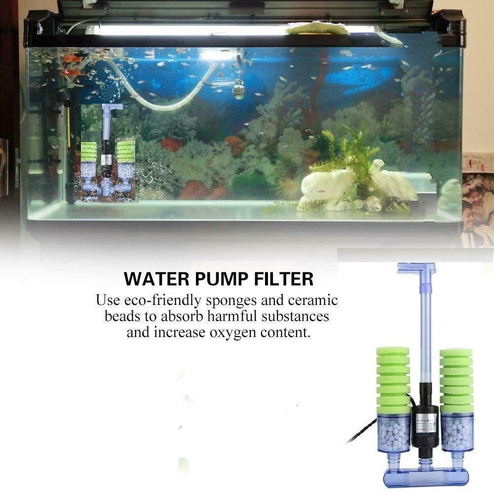 Sponge for Aquarium Fish Tank Aquarium bio Filter Sponge,Double Sponge Filters for Aquarium,Biochemical Sponge Filter - FreshWaterAquatica.com