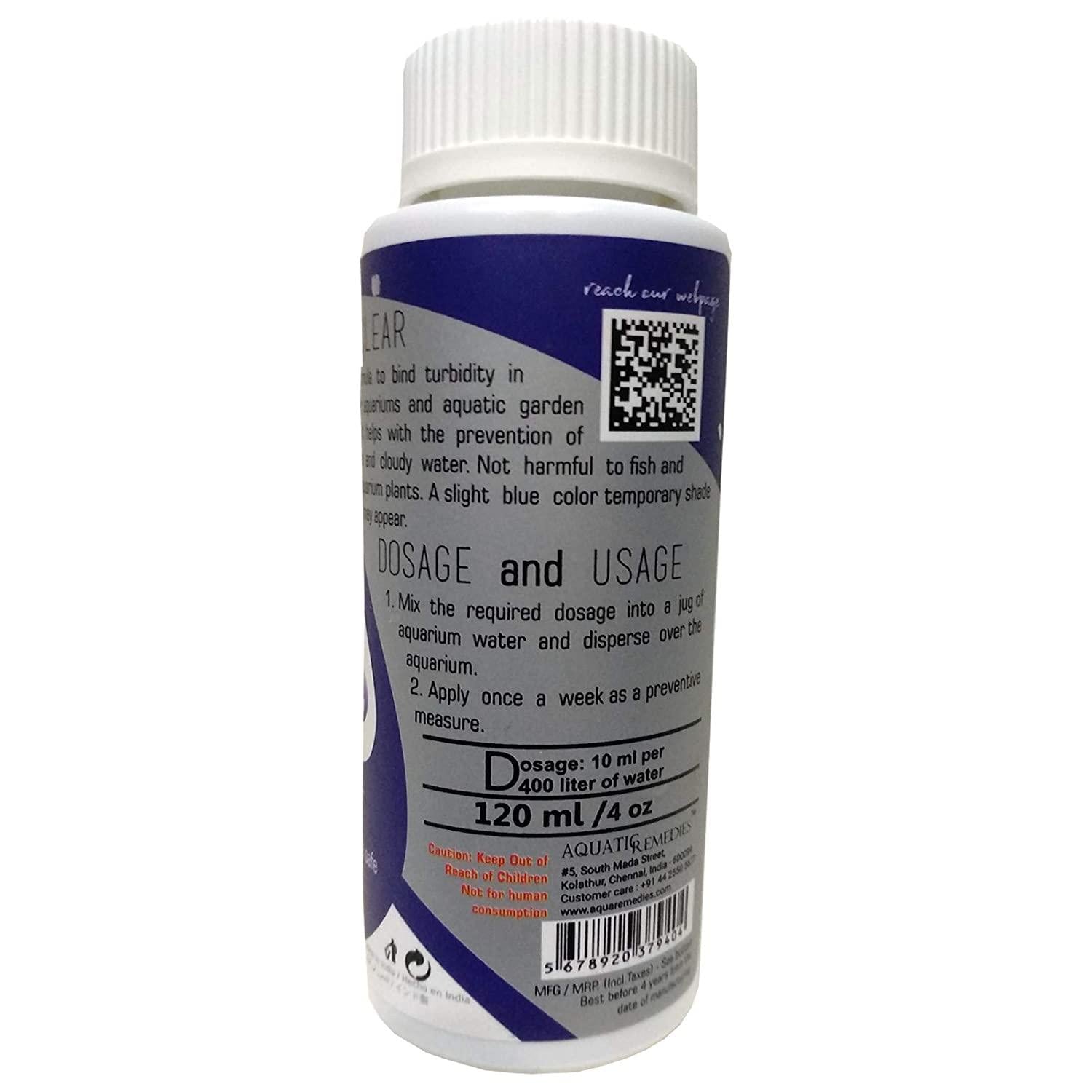 Wild Fish Friendly Aquarium Cloudnes Remover Clear Water Conditioner - 120Ml - FreshWaterAquatica.com