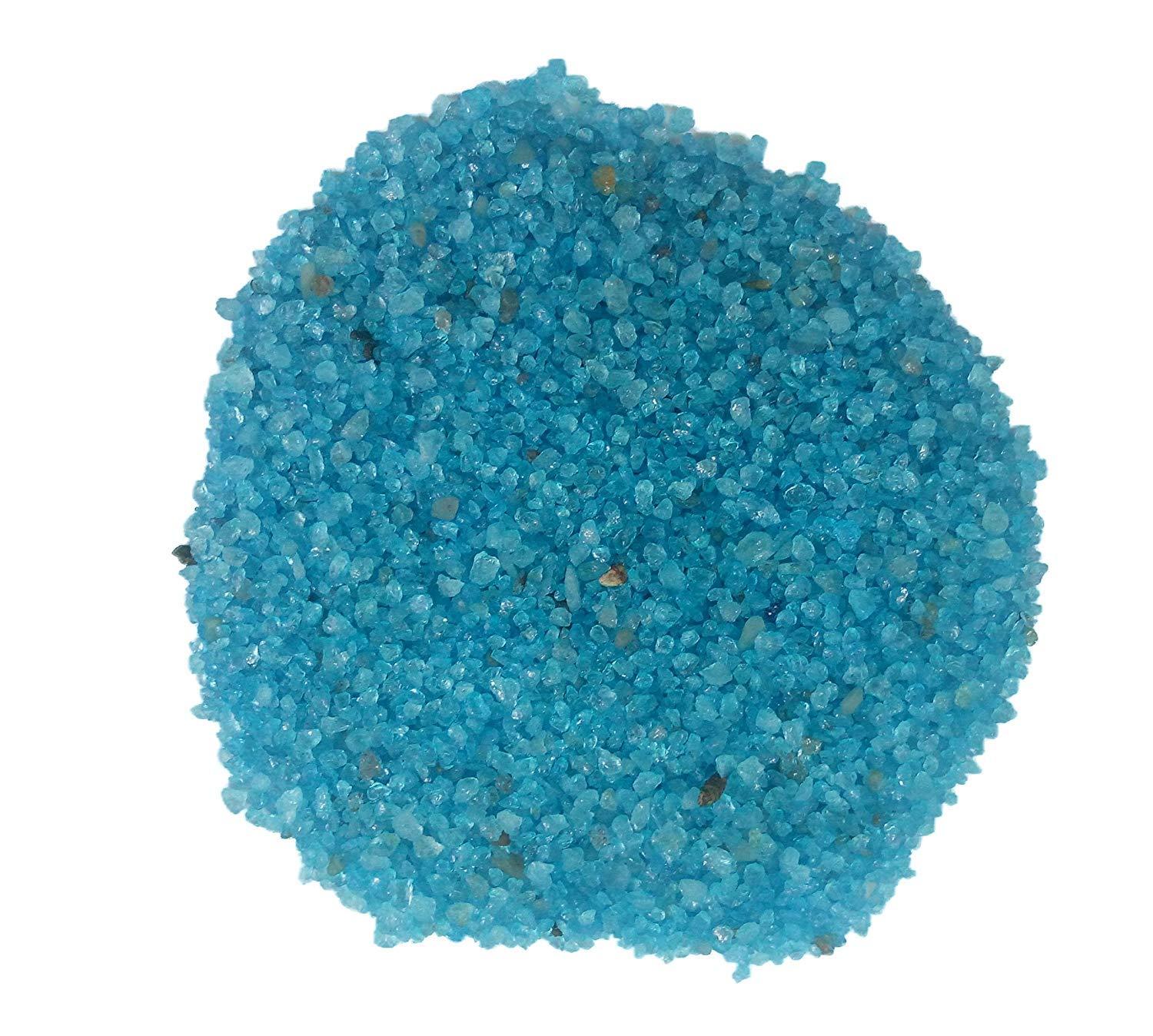 Sugar Size Crystal Sand for Home and Garden Decor, Aquarium Substrate (Cerulean Blue, 2.5 Kg) - FreshWaterAquatica.com