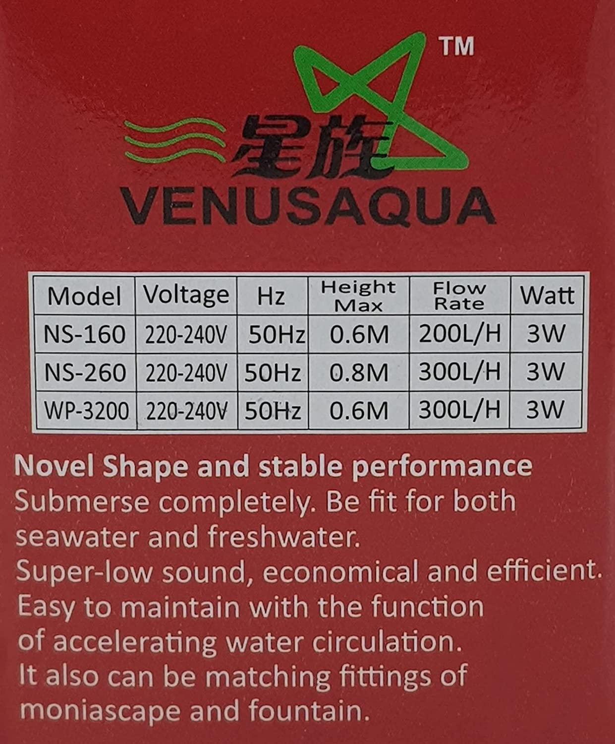 Mini Water Fountain Pump 3W Small Submersible Pump - FreshWaterAquatica.com