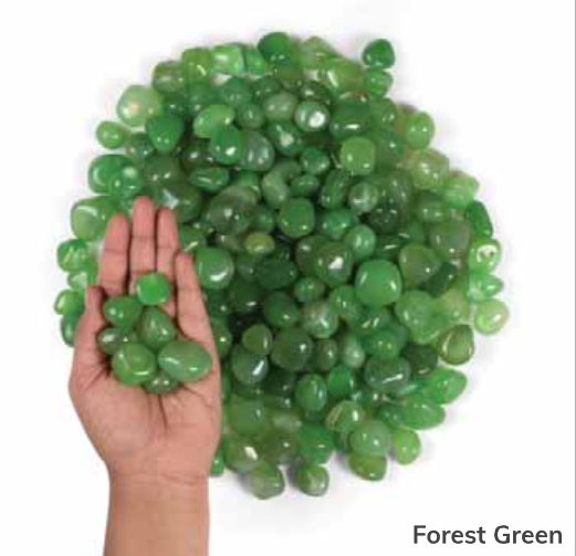 Forest Green Pebbles