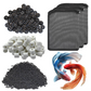 Combo Filter media CARBON WHITE CERAMIC & Zip Bags