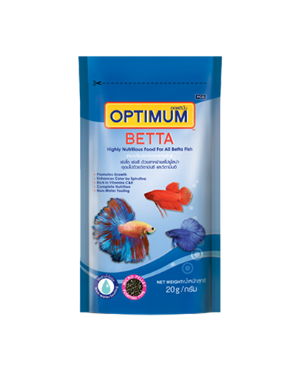 Optimum Betta Fish Food, Floating Micro Pellet, 20 Gm