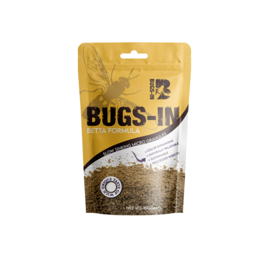 BUGS-IN Betta Formula – Slow Sinking Micro Granules Fish Food