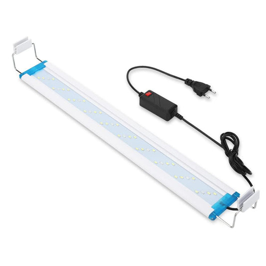 LED Aquarium Lights Adjustable Length Aquarium LED Light Blue and White Light Aquarium Tank Decor Light for Small,Medium Sized Fish Tank - FreshWaterAquatica.com