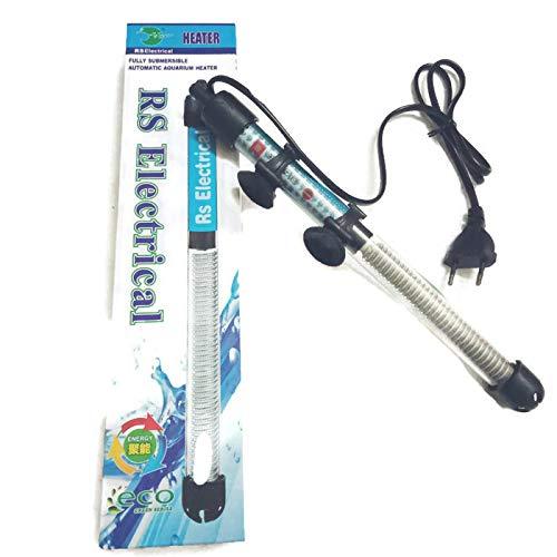 RS Electrical Semi Automatic 100 Watts High Glass Aquarium Heater with Standby Light Indicator - FreshWaterAquatica.com