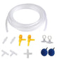 5 Meter  Oxygen Pipe, 2 Aquarium Controller, 2 T-Way Air Connectors, 2 I-Way Connectors, 2 Aquarium Air Stones, 2 Suction Cups - FreshWaterAquatica.com
