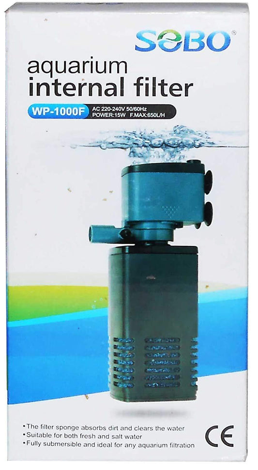 Sobo WP1000F Aquarium Internal Filter, 1 Piece - FreshWaterAquatica.com