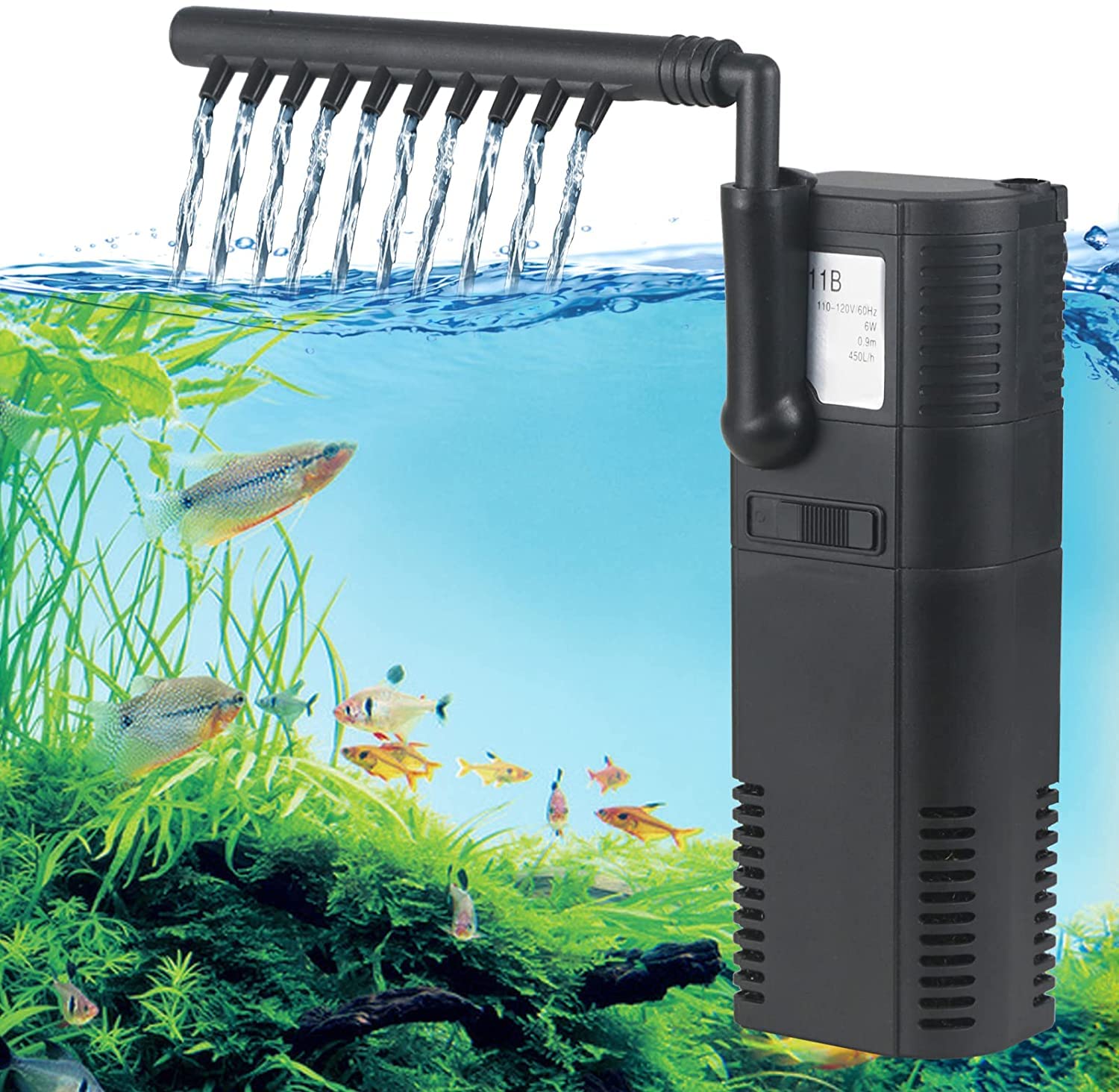 Internal Fish Filter Aquarium Fish Tank Internal Filter (HJ-532 | 5W | 350L/H)