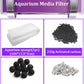 Aquarium Filter Media, 250G Ceramic Rings, Activated Carbon, 10Pcs Bio Balls and bio Media Aquarium Sponge Filter for Fish Tank. - FreshWaterAquatica.com