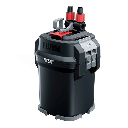 Fluval 107 Performance Canister Filter, up to 30 US Gal (130 L) - FreshWaterAquatica.com