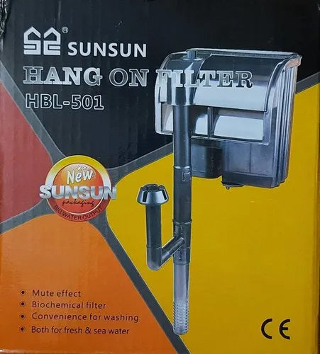 SUNSUN HBL-501 Hang On Filter Power Aquarium Filter