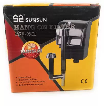 SUNSUN HBL-301 Hang On FIlter Power Aquarium Filter